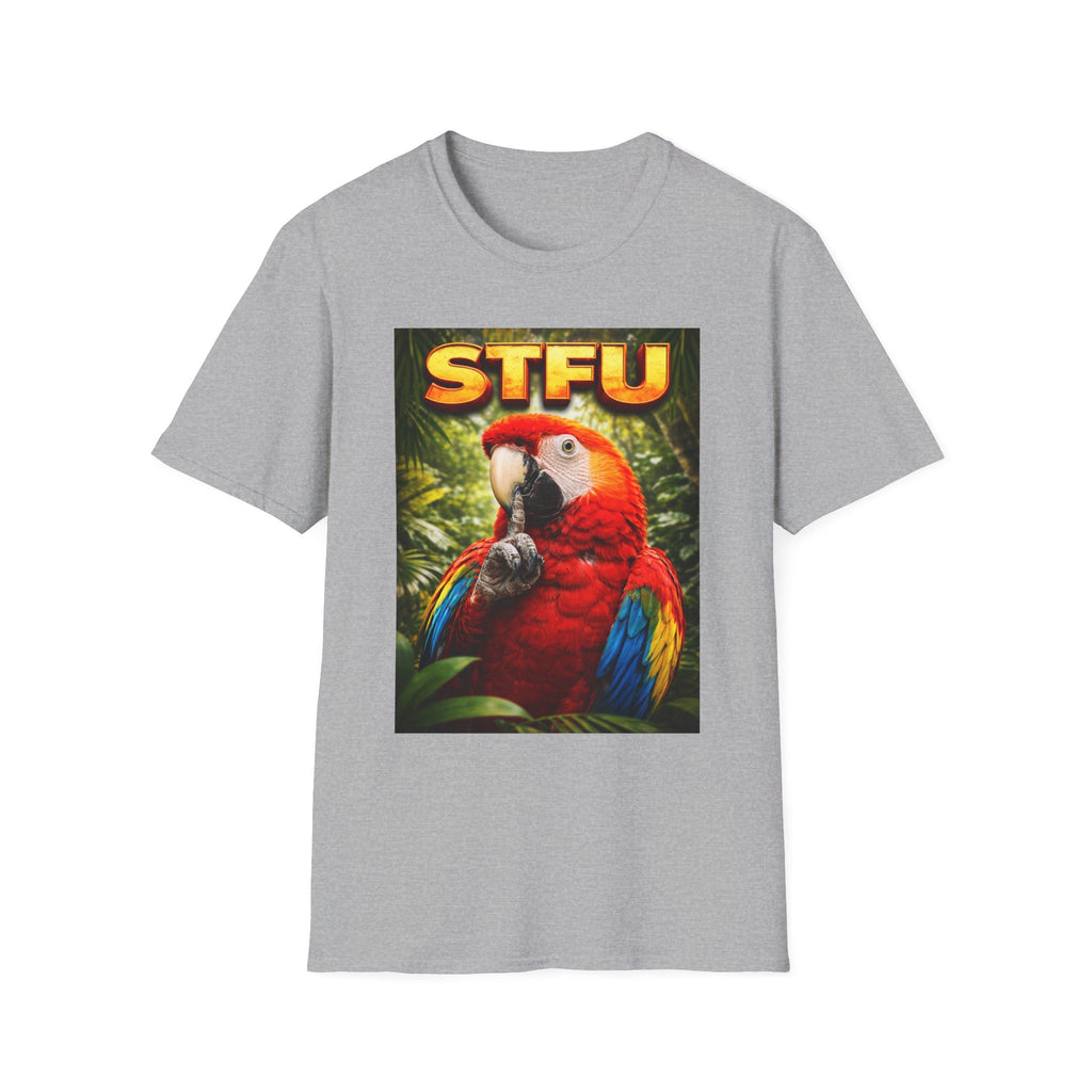 STFU Parrot T-Shirt — funny bird t-shirt
