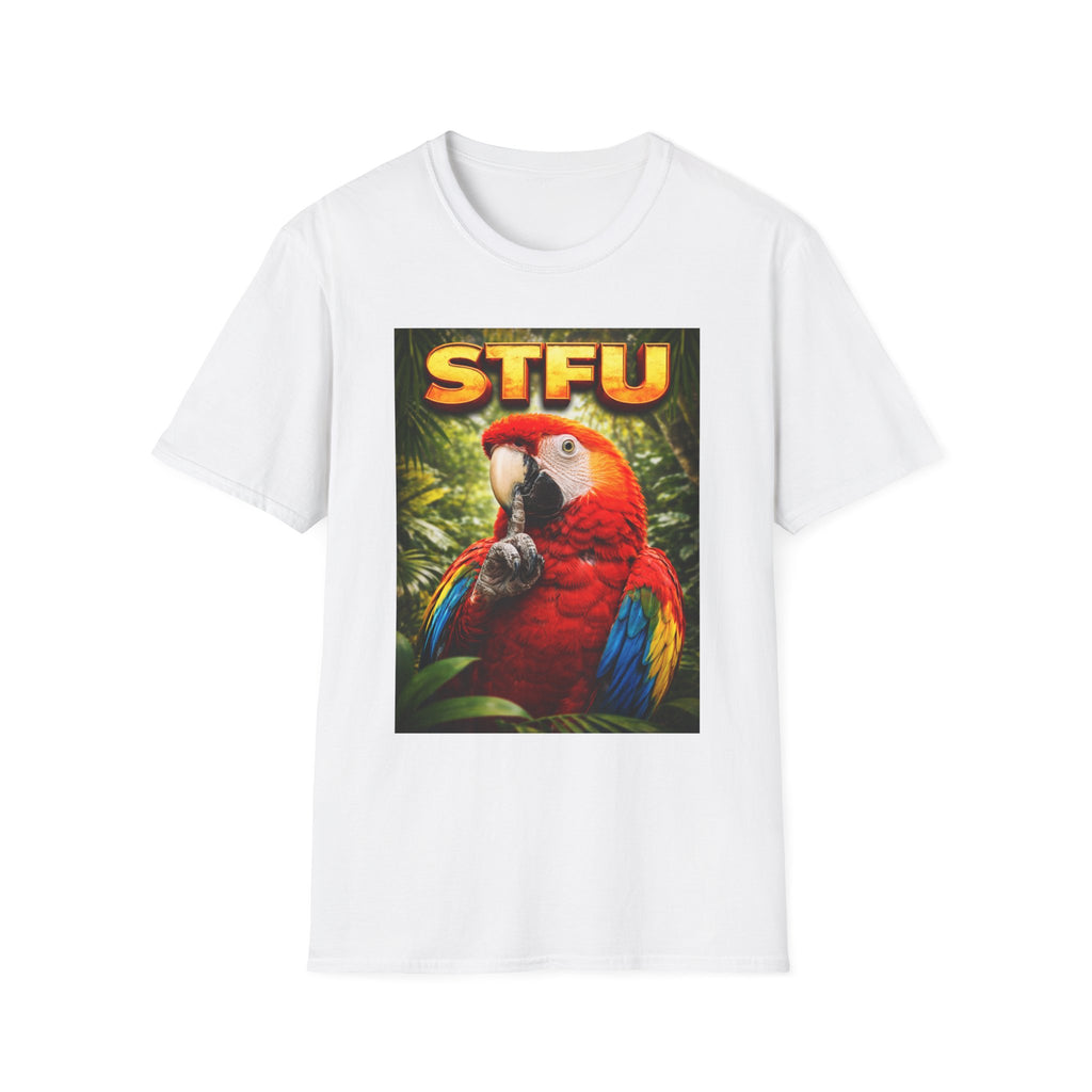 STFU Parrot T-Shirt — funny bird t-shirt