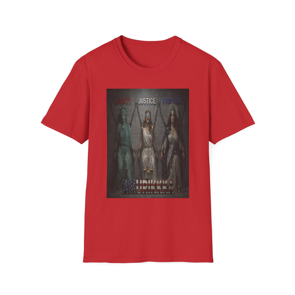 Justice Freedom Liberty T-Shirt — Save America