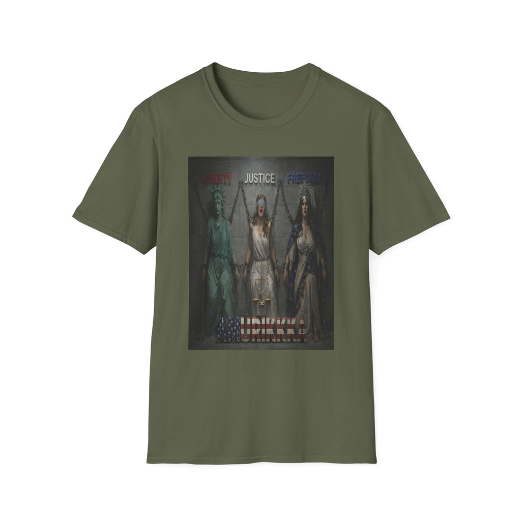 Justice Freedom Liberty T-Shirt — Save America