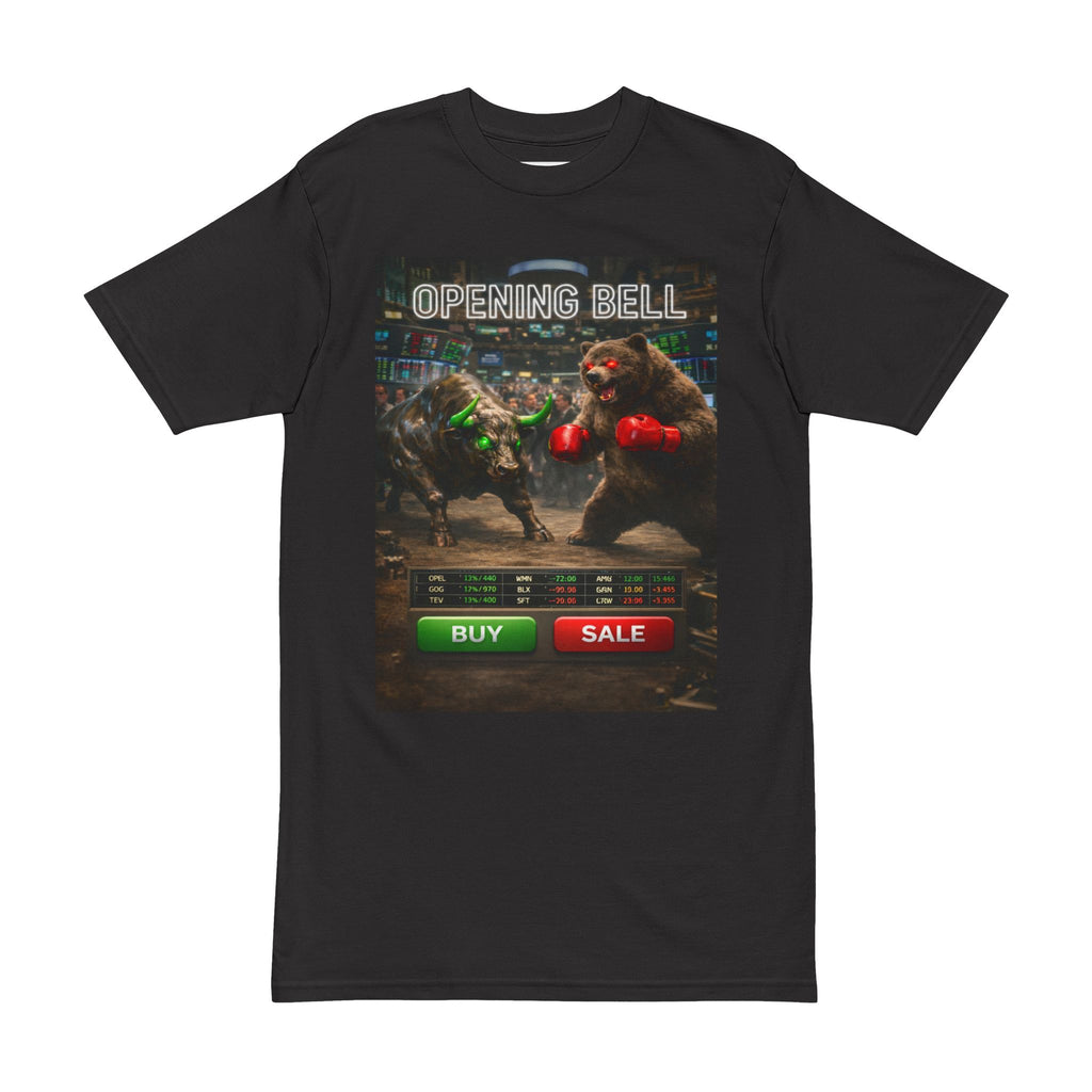 Stock Trader Tee — Bull vs Bear Graphic Tee