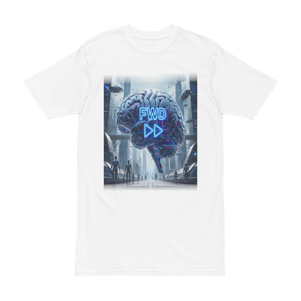 FWD Thinking — Futuristic AI Forward Tee