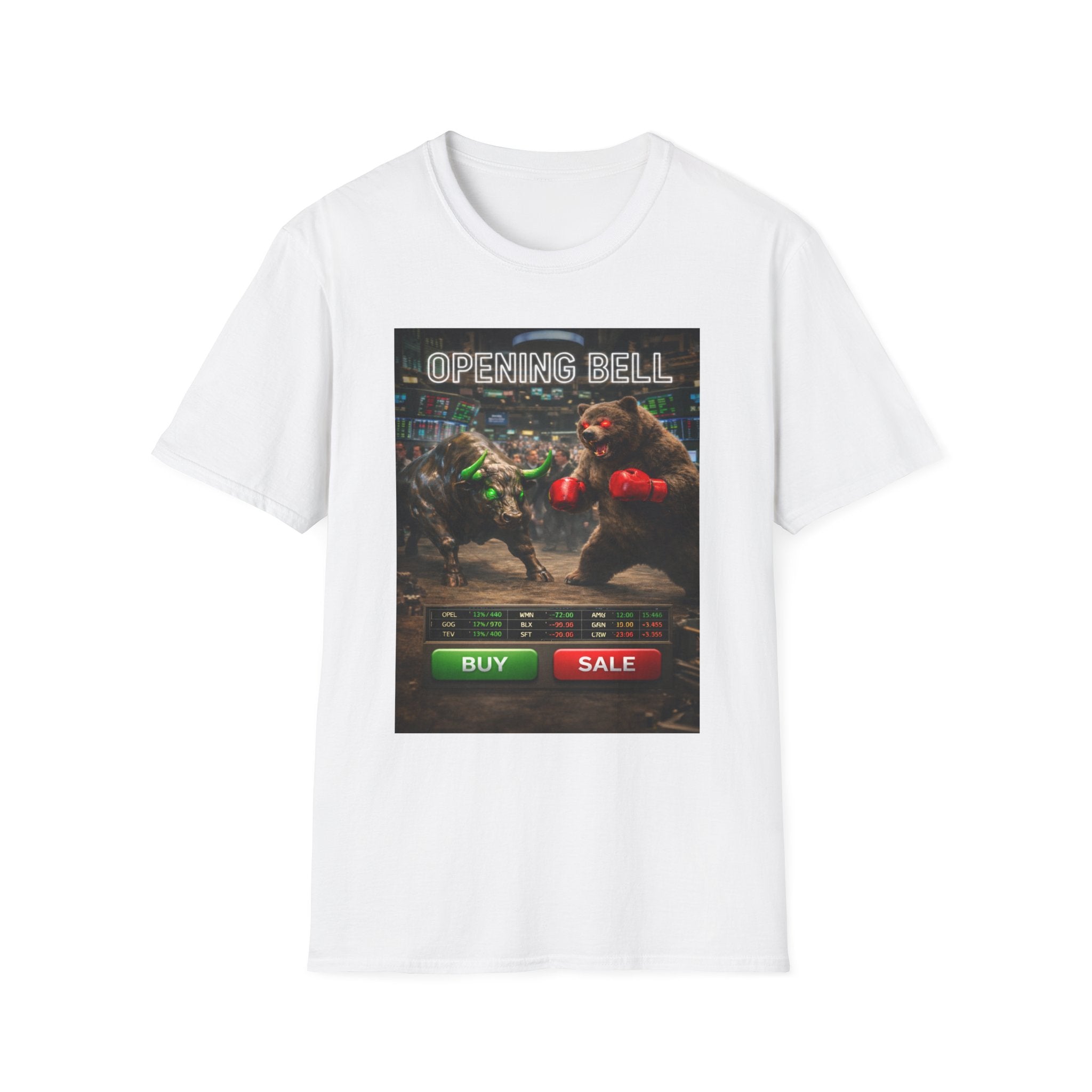 Stock Trader T-Shirt —Bull vs Bear Graphic Tee