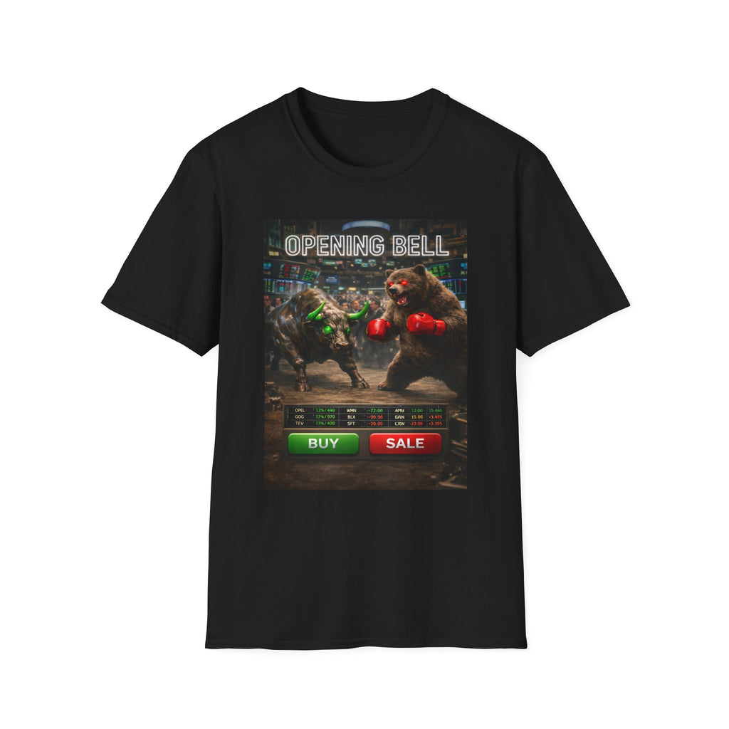 Stock Trader T-Shirt —Bull vs Bear Graphic Tee