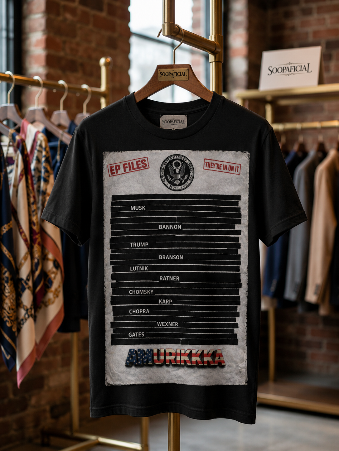 EP FILES — Redacted NO KINGS Tee