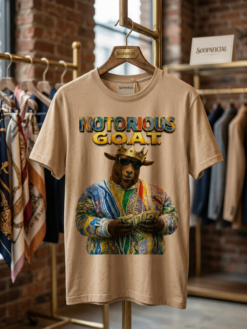 Notorious G.O.A.T. T-Shirt — Biggie Tribute