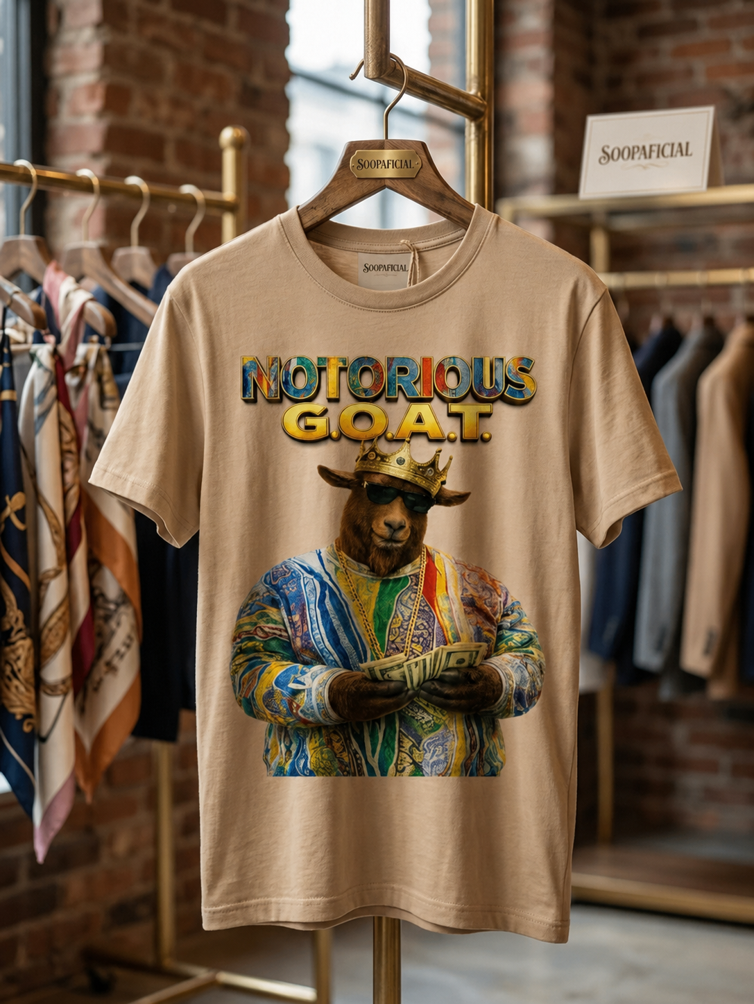 Notorious G.O.A.T. T-Shirt — Biggie Tribute