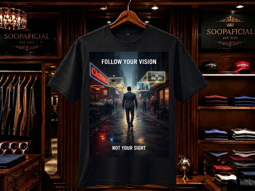 Follow Your Vision — Motivational T-Shirt