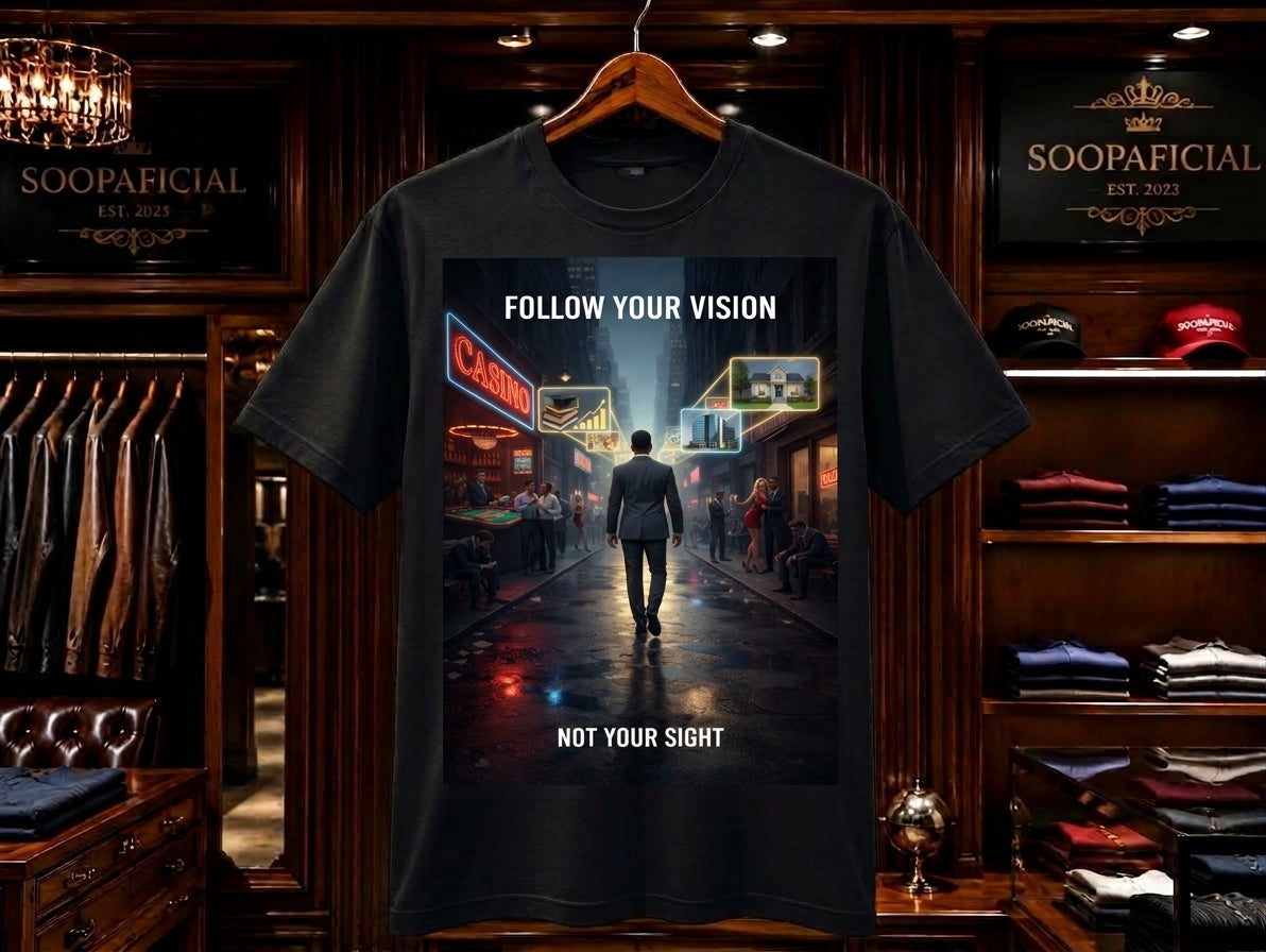 Follow Your Vision — Motivational T-Shirt
