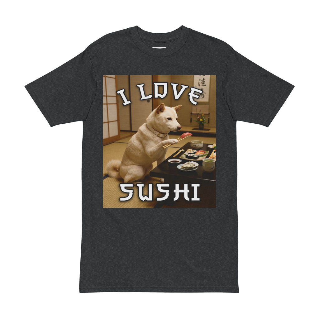 Dog Loves Sushi Tee - Dog Lover T-Shirt