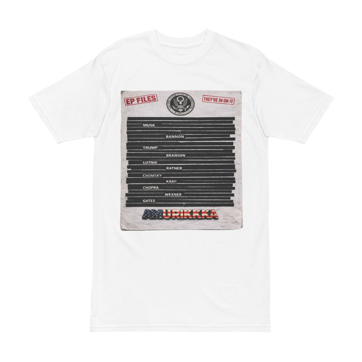 EP FILES — Redacted NO KINGS Tee