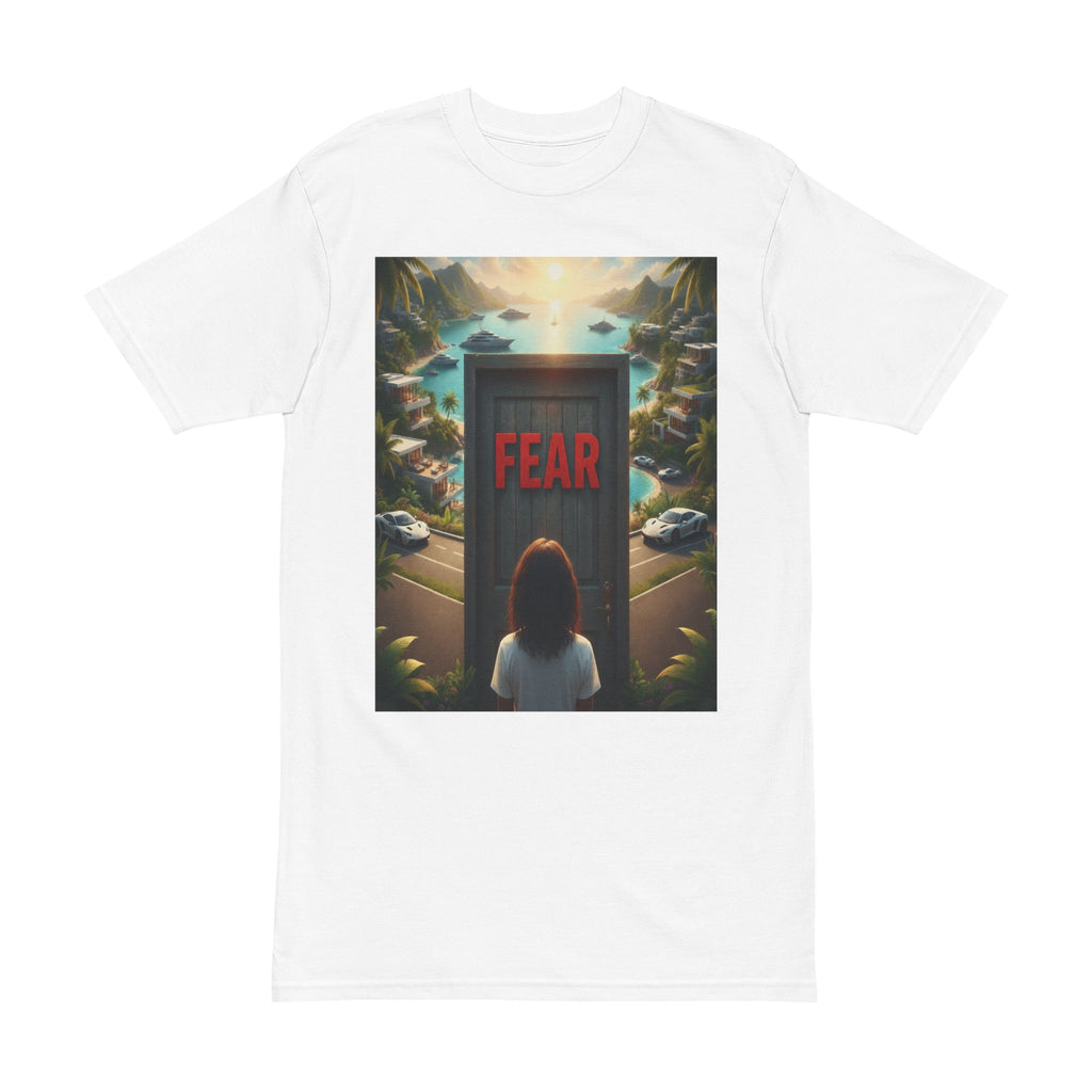 Lady Faces Fear — Motivational Tee Women's Empowerment