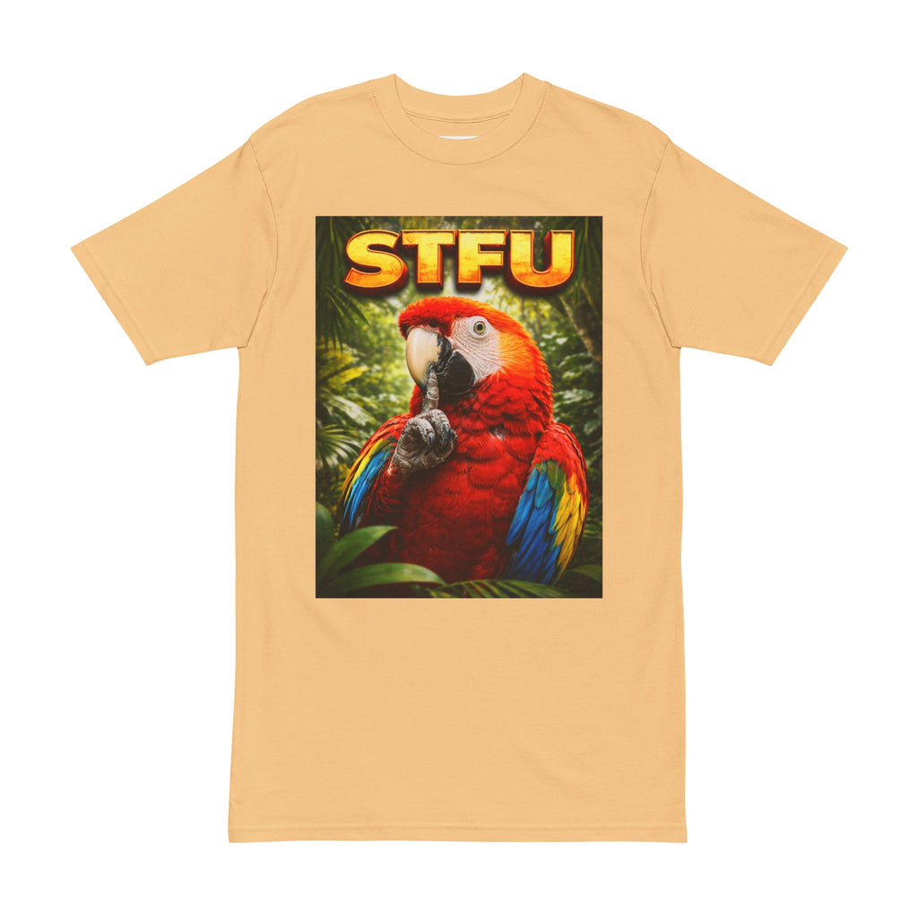 STFU Parrot T-Shirt — funny bird t-shirt