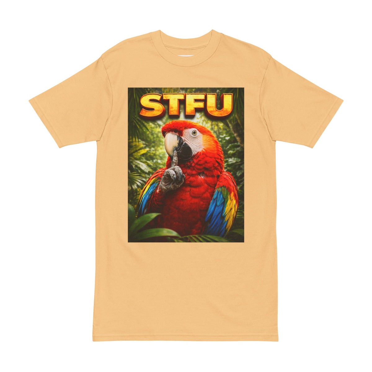STFU Parrot T-Shirt — funny bird t-shirt