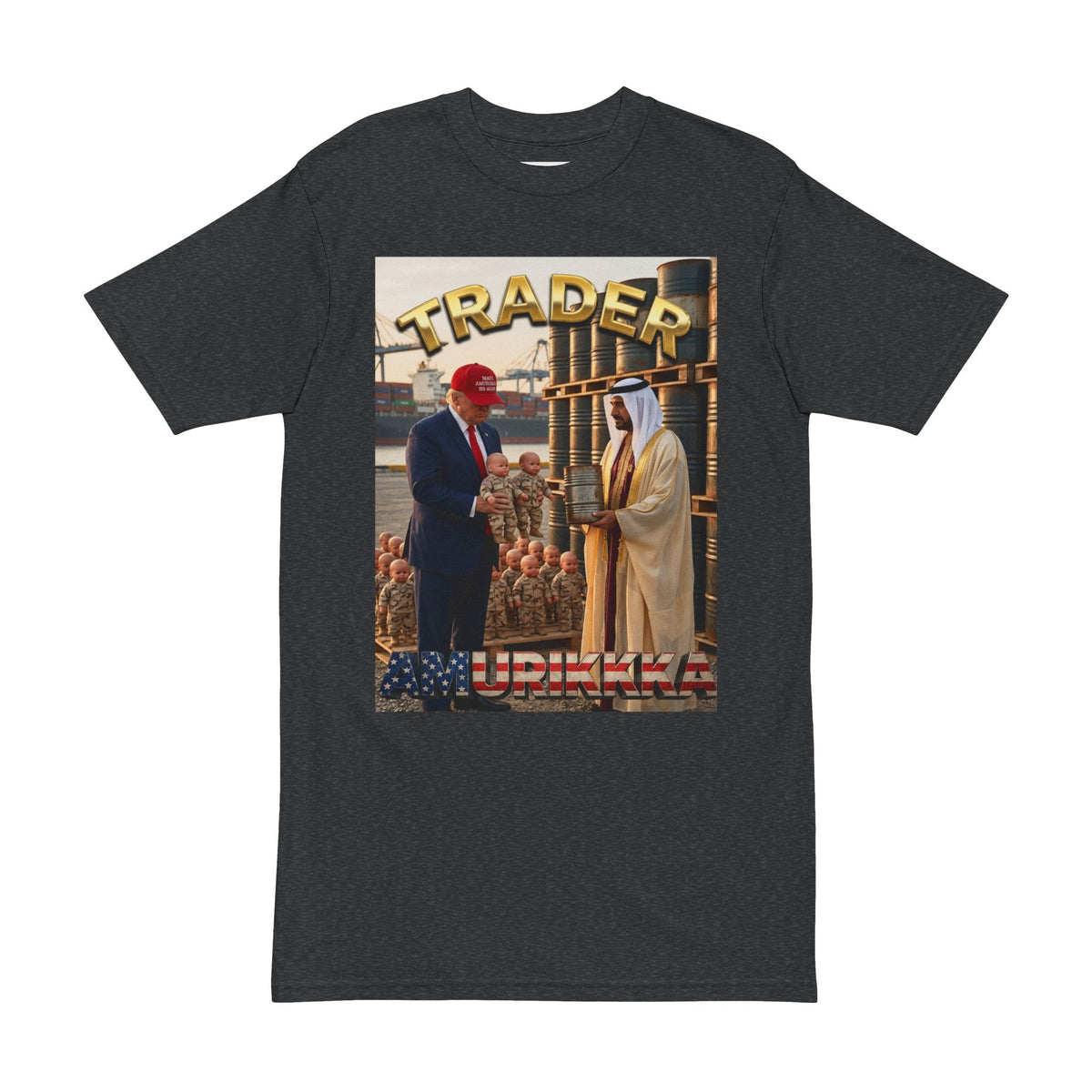 The Trader — Political NO KINGS Tee