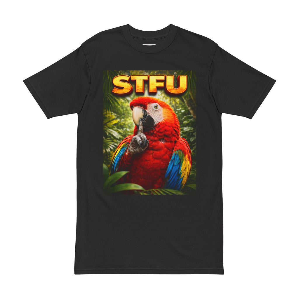 STFU Parrot T-Shirt — funny bird t-shirt