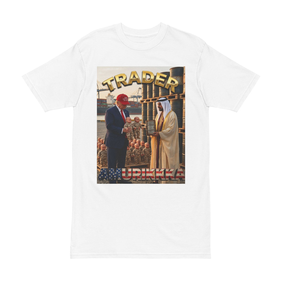 The Trader — Political NO KINGS Tee