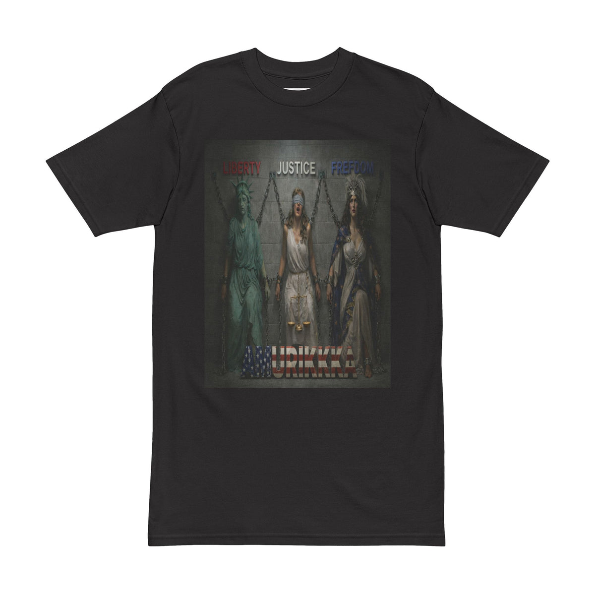 Justice Freedom Liberty T-Shirt — Save America NO KINGS