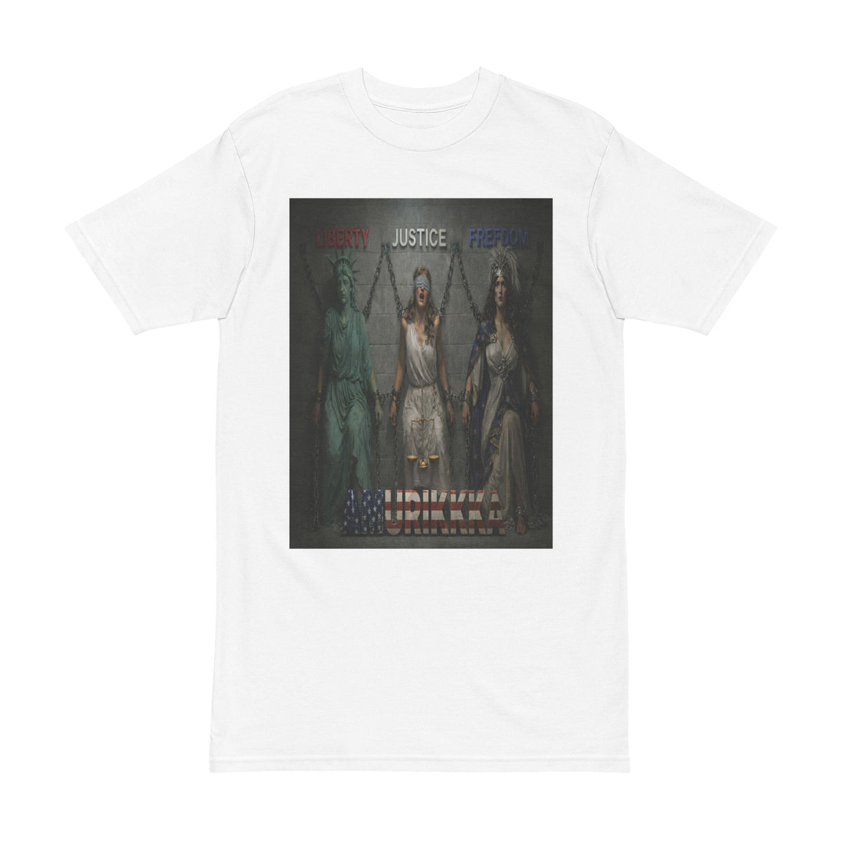 Justice Freedom Liberty T-Shirt — Save America NO KINGS