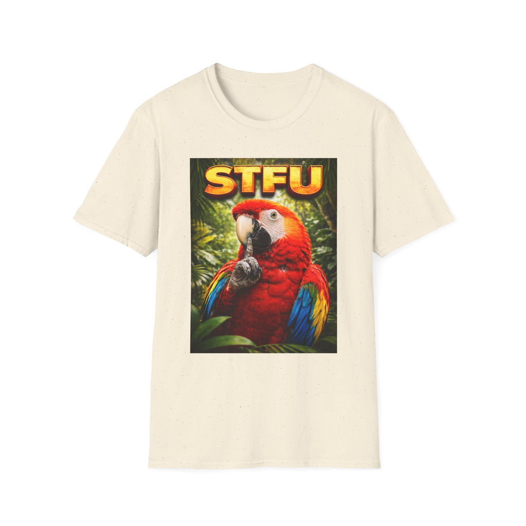 STFU Parrot T-Shirt — funny bird t-shirt